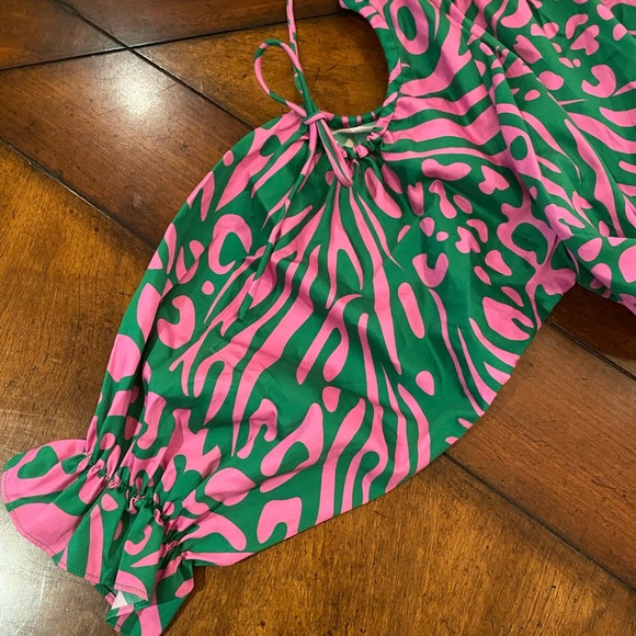 CYNTHIA ROWLEY NWT 100% Cotton print Maxi/Midi NWT!!!! It's a STEAL 🌻🌻🌝 - Picture 6 of 7